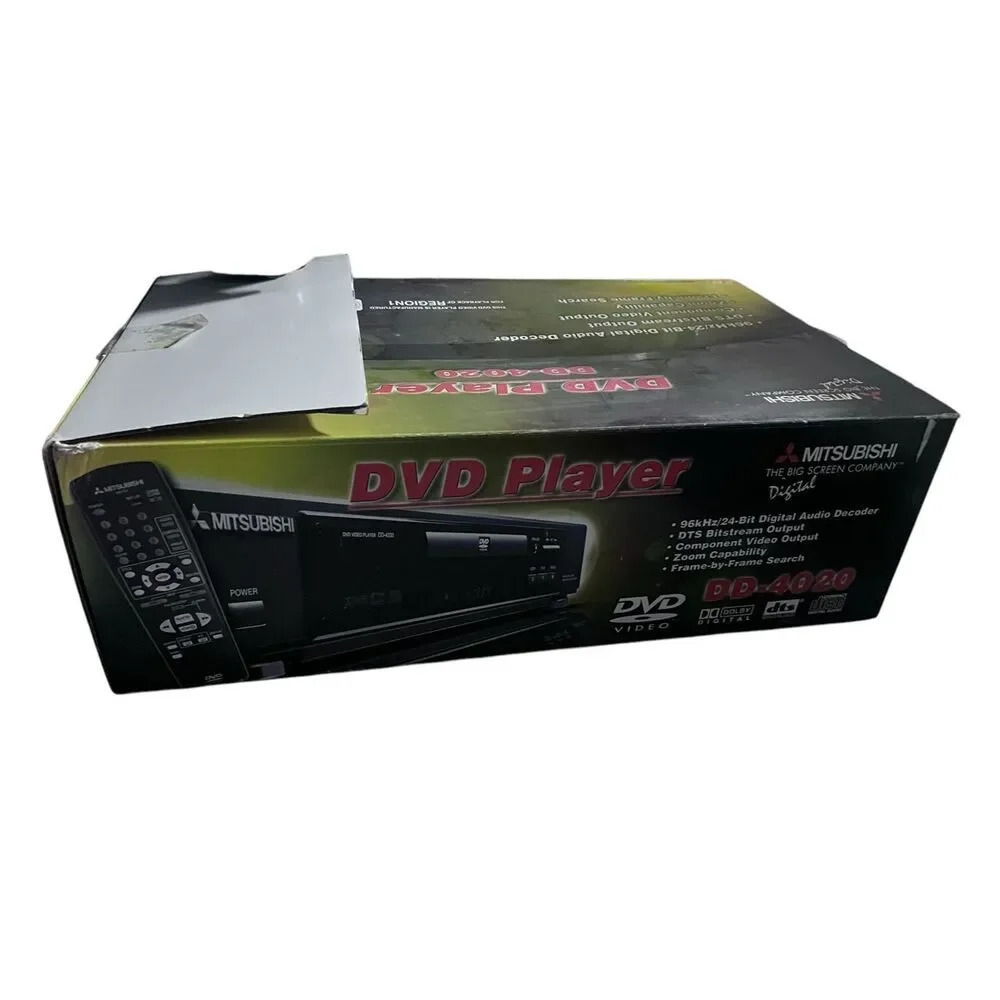 Mitsubishi DVD player dd-4020, No remote, TESTED Working